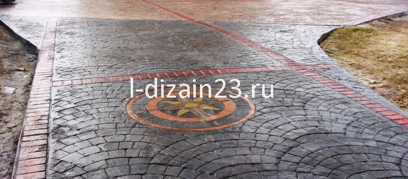 Садовые дорожки из архитектурного бетона